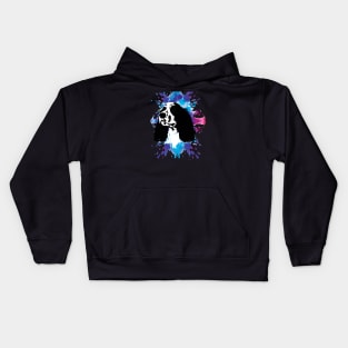 Springer Spaniel Dog Watercolor Graphic Kids Hoodie